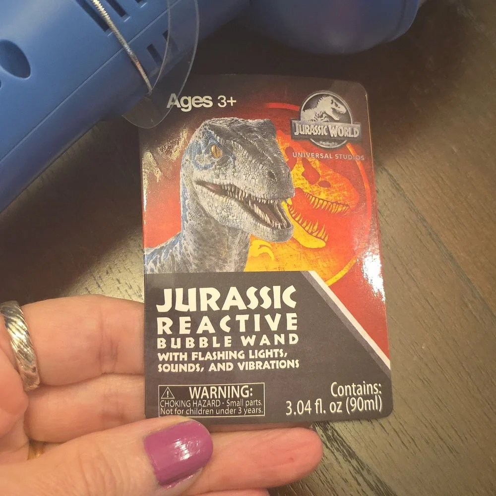 Universal Studios Exclusive Jurassic World Bubble Wand